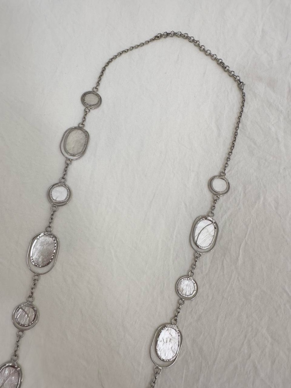 Long Shell & Wire Necklace - Picture 5 of 6